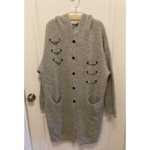 Simply Couture Hooded Knitted Coat /Jacket Size 3XL